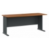 Series A Desk, 72" W, Natural Wood/Black