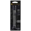 Refill for Cross Ballpoint Pens, Medium, Black Ink, 2/Pack