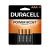 Coppertop AAA Alkaline Batteries, 4/Pack