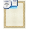 Parchment Paper Certificates, 8-1/2 x 11, Natural Diplomat Border, 50/Pack