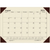EcoTones Academic Desk Pad Calendar, 18-1/2 x 13, Brown Corners, 2024-2025
