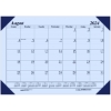 EcoTones Academic Desk Pad Calendar, 18-1/2 x 13, Cordovan Corners, 2024-2025