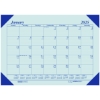 Recycled EcoTones Monthly Desk Pad Calendar, 12 Month, 22" x 17", Ocean Blue, Jan 2025 - Dec 2025