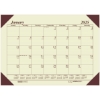 Recycled Monthly Desk Pad Calendar, 12 Month, 22" x 17", EcoTones Desert Tan, Jan 2025 - Dec 2025