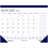 Recycled Two-Color Monthly Desk Calendar with Large Notes Section, 12 Month, 18-1/2" x 13", Jan 2025 - Dec 2025