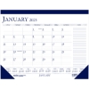 Recycled Two-Color Monthly Desk Pad Calendar with Large Notes Section, 12 Month, 22" x 17", Jan 2025 - Dec 2025