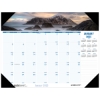 Recycled Monthly Desk Pad Calendar, 12 Month, 18-1/2" x 13", Coastlines Photographic, Jan 2025 - Dec 2025