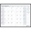 Recycled Ruled Planner, Leatherette Cover, 14 Month, 7" x 10", Black, Dec 2024 - Jan 2026