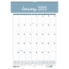 Recycled Wirebound Monthly Wall Calendar, 12 Month, 22" x 31-1/4", Bar Harbor, Jan 2025 - Dec 2025