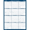 Poster Style Reversible/Erasable Yearly Academic Calendar, 12 Month, 18" x 24", Jul 2024 - Jun 2025