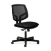 Volt Mesh Back Task Chair, Center-Tilt, Tension, Lock, Black Fabric