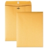 Envelope, 28 lb, Clasp, 9" x 12", Kraft, 100/Box