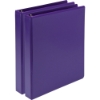 Earth's Choice Plant-Based View Binders, 1" Rings, 8 1/2" x 11", Polypropylene, Purple, 2/Pack