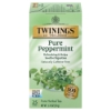Tea Bags, Pure Peppermint, 25/BX