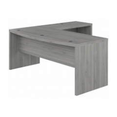 Bush Business Furniture Echo Bow Front L Shaped Desk, 72