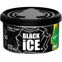 Little Trees Fiber Can, Black Ice, 24/Case