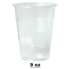 Chef's Supply Cold Cups, 9 oz, Polypropylene, Translucent, 100/Pack
