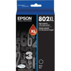 T802XL120-S (802XL) DURABrite Ultra High-Yield Ink, 2,600 Page-Yield, Black T802XL120-S (802XL) DURABrite Ultra High-Yield Ink, 2,600 Page-Yield, Black