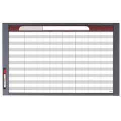 InView Custom Whiteboard, 37 x 23, Graphite Frame