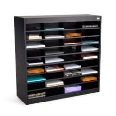 Safco E-Z Stor Literature Organizer, 36 Letter Size Compartments, 37.5