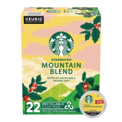 Starbucks Mountain Blend K-Cup Pods, Medium Roast, 88/Case