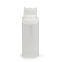 TableCraft Wide Mouth Squeeze Bottle, 63 mm, 16 oz, Natural, 36/Case
