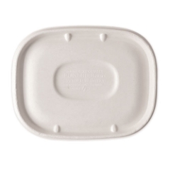 World Centric Lids for Take Out Containers, Plant Fiber, 8 9/10