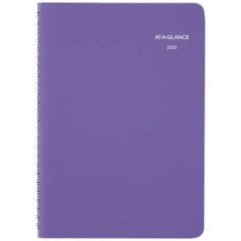 AT-A-GLANCE Beautiful Day Weekly Monthly Appointment Book Planner,  13 Month, 5 1/2&quot; x 8 1/2&quot;, Lavender, January 2025 - January 2026