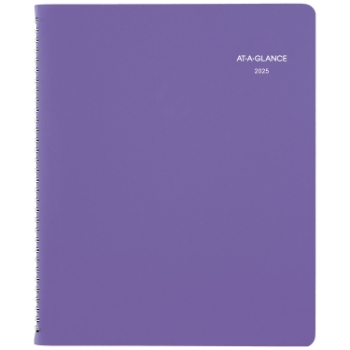 AT-A-GLANCE Beautiful Day Weekly Monthly Appointment Book Planner, 13 Month, 8 1/2&quot; x 11&quot;, Lavender, January 2025 - January 2026