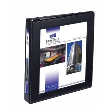 Avery Heavy-Duty Framed View 3-Ring Binder, 1&quot; One Touch EZD(R) Rings, Black