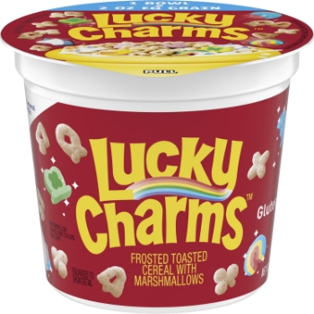 Lucky Charms Cereal Cups, 1.7 oz, 6/Pack