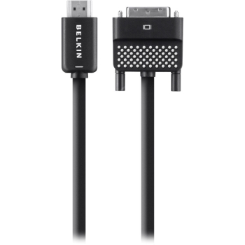 Belkin HDMI/DVI Video Cable, 11.81 ft Cable, Black