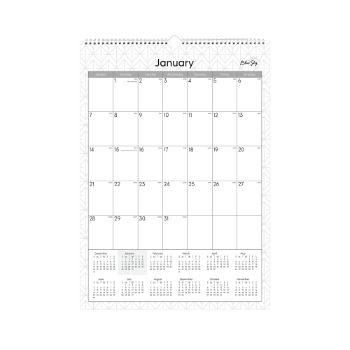 Blue Sky Enterprise Monthly Wall Calendar, 12 Month, 12&quot; x 17&quot;, Jan 2025 - Dec 2025