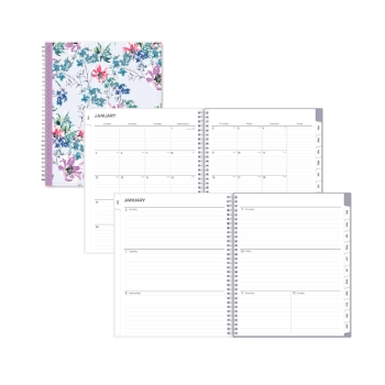 Blue Sky Create-Your-Own Cover Weekly/Monthly Planner, 12 Month, 8-1/2&quot; x 11&quot;, Laila, Jan 2025 - Dec 2025