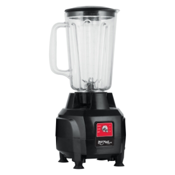 Winco Bar Maid Quiet Bar Blender, 44 oz, 2-Speed, Black/Red