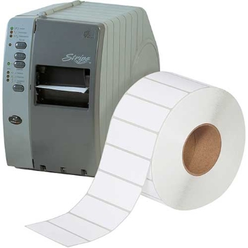 W.B. Mason Co. Direct Thermal Labels, 2&quot; x 1&quot;, White, 5100 Labels/Roll, 8 Roll/Case