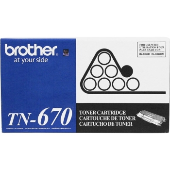 Brother TN670 High-Yield Toner, Black