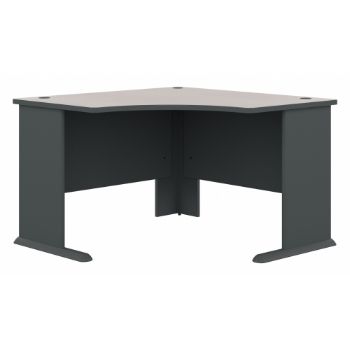 Bush Business Furniture Series A Corner Desk, 48&quot; W, White Spectrum/Slate