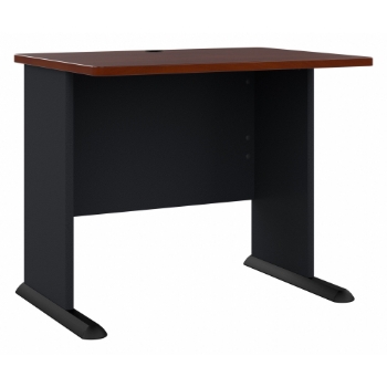 Bush Business Furniture Series A Desk, 36&quot; W, Hansen Cherry/Galaxy