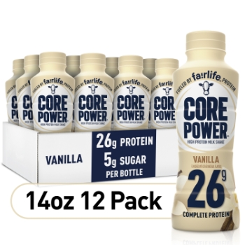 Fairlife Vanilla Protein Milk, 14 oz, 12/Case