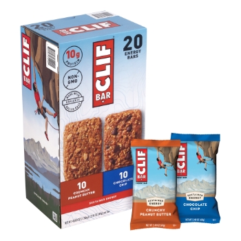 CLIF Bar Energy Bar Variety Pack, 20/Box