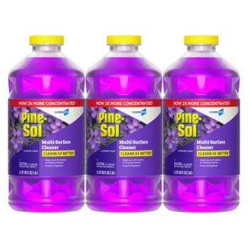Pine-Sol CloroxPro Multi-surface Cleaner, Lavender Clean Scent, 80 fl oz/Bottle, 3 Bottles/Carton
