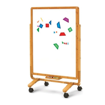 Copernicus Large Vertical Collaboration Whiteboard, 3 ft x 4 ft, Light Brown