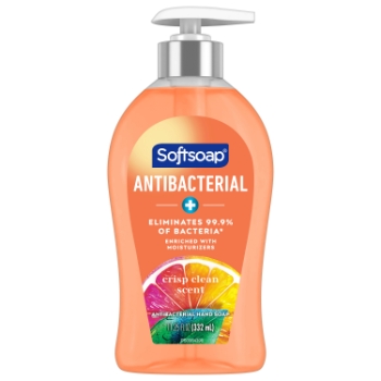 Softsoap Antibacterial Hand Soap, Crisp Clean, 11 1/4 oz Pump Bottle