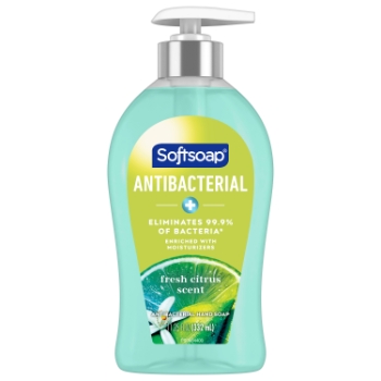 Softsoap Antibacterial Hand Soap, Fresh Citrus, 11 1/4 oz Pump Bottle