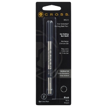 Cross Refill for Cross Selectip Gel Rollerball Pens, Black Ink