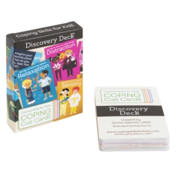 Coping Skills for Kids Coping Cue Cards, Discovery Deck, 40 Cards/Pack