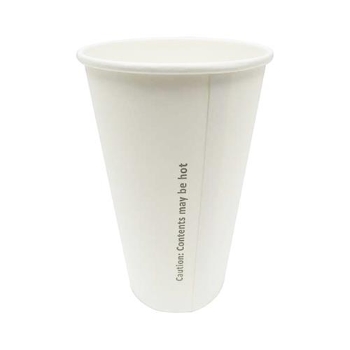 Chef&#39;s Supply Paper Hot Cups, White, 20 oz., 500/Carton