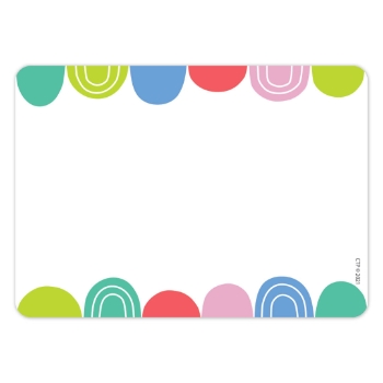 Creative Teaching Press Rainbow Drops Labels, 3-1/2&quot; x 2-1/2&quot;, Multicolored, 36 Labels/Pack