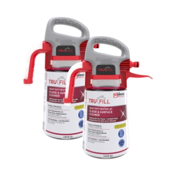 SC Johnson Professional TruFill Heavy Duty Neutral Floor &amp; Surface Cleaner Starter Pack, 2/Carton